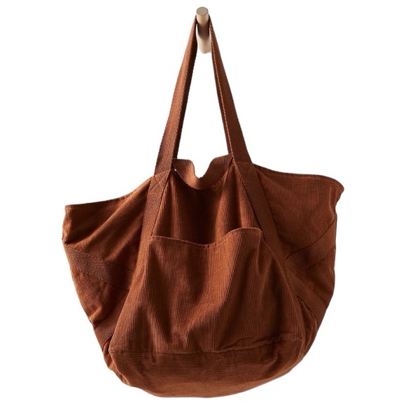 Free People Handbags - Free People Mega Cord Tote Bag | One Size